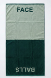 FACE & BALLS Towel (Forest)