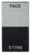 FACE & BALLS Towel (Grey)